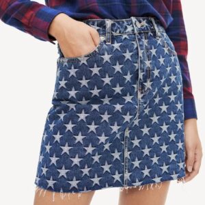 TJW Short Denim Skirt