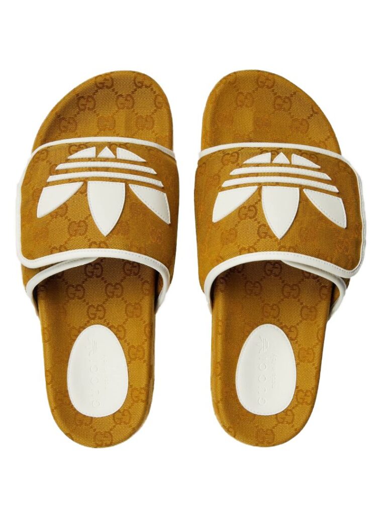 Adidas x Gucci Monogram Sliders Demetra