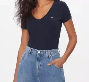 Tommy Jeans  Slim Essential Rib V