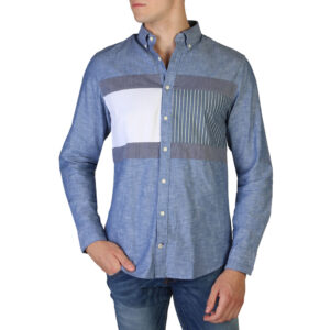 Flag Patchwork Regular Fit Shirt