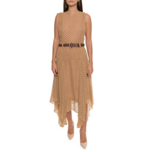 Polka Dot Asymmetrical Dress