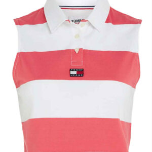 Tjw Crop Badge Stripe SL  Polo