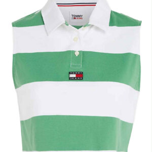 Tjw Crop Badge Stripe SL  Polo