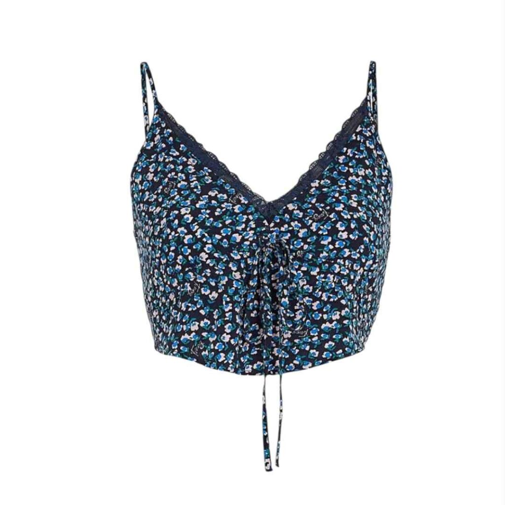 Tjw Ditsy Floral Lace Cami Top