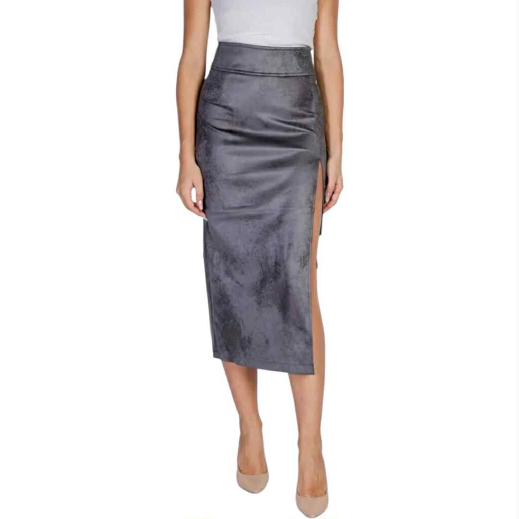 Faux Suede Hw Skirt