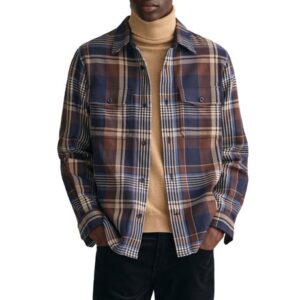 Heavy Twill Check Overshirt