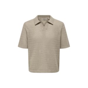 Split Polo Knit