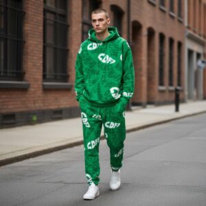 Comme Des Fuckdown Hoodie - Green, L